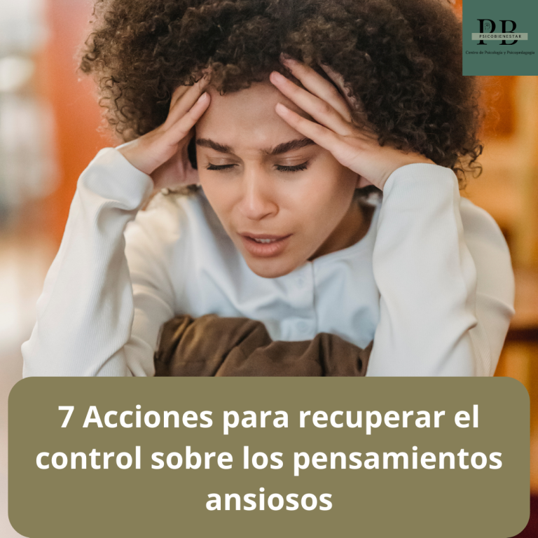 Acciones recuperar control sobre pensamientos ansiosos