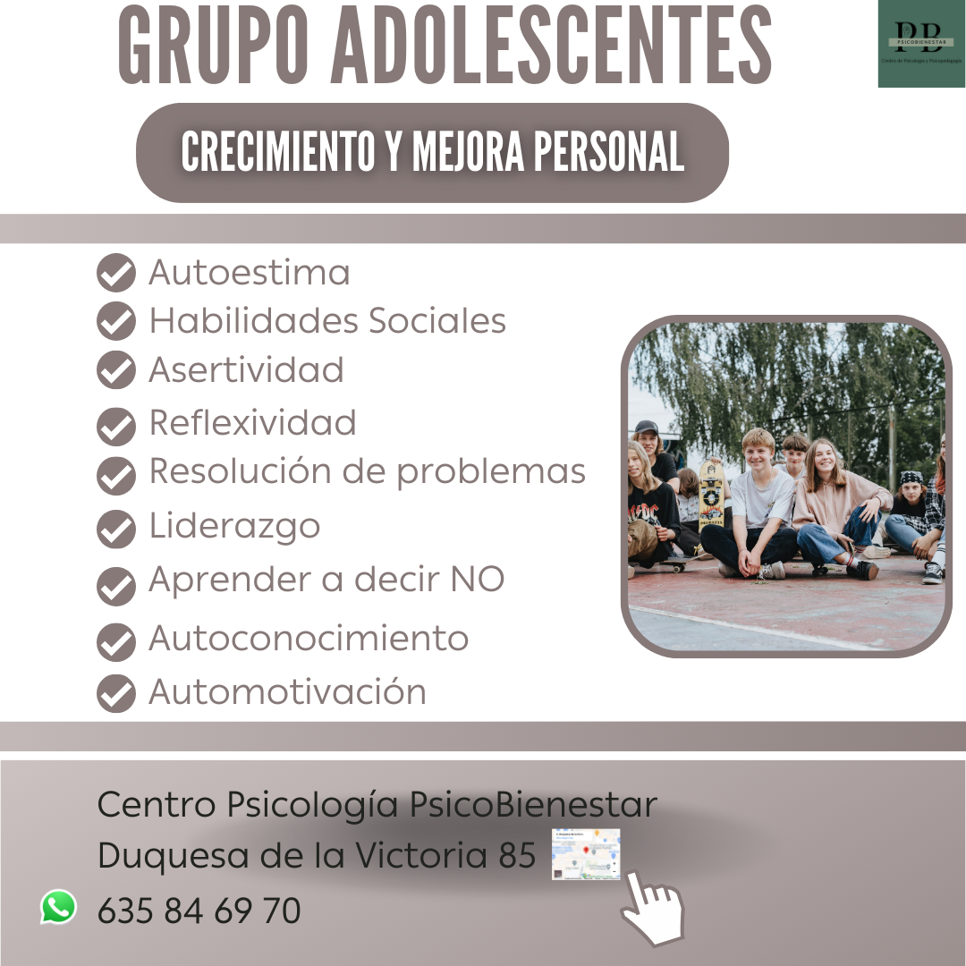 Taller de Crecimiento y Desarrollo Personal para Adolescentes