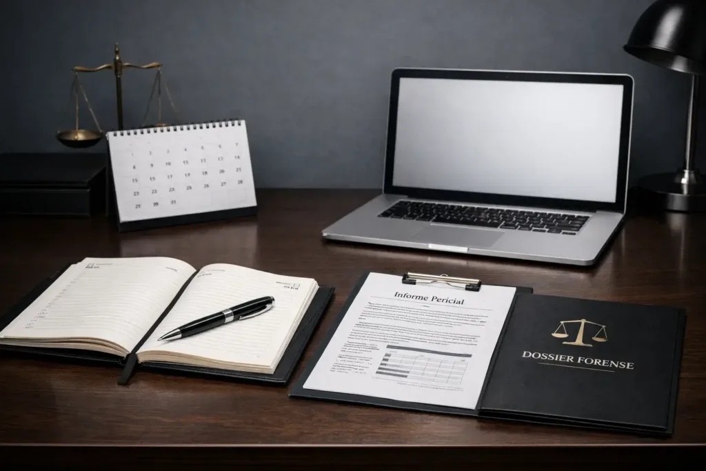 Despacho de psicología forense profesional preparado para la gestión y seguimiento de casos judiciales