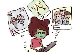 persona reflexionando sobre su autoestima y comparación con otros