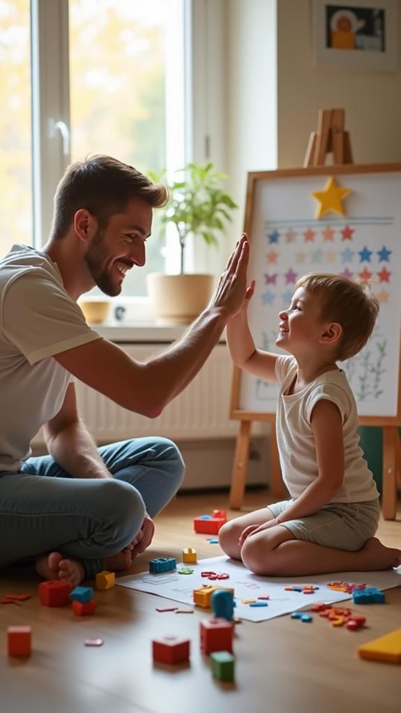 pareja cuidando a un niño y compartiendo responsabilidades