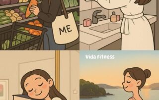 persona practicando autocuidado en un momento de calma